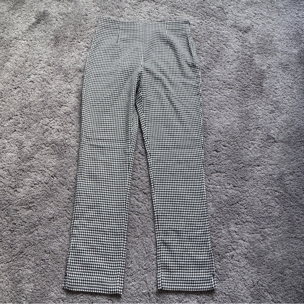 Halogen Houndstooth Black and White Pants